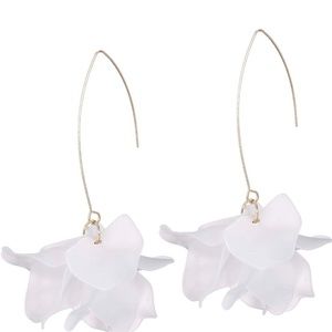 Kelmall Collection Floral Drop Statement Earrings